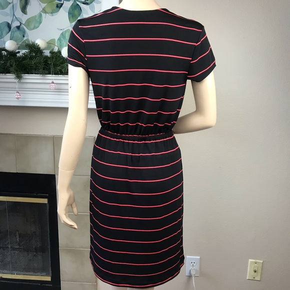 Banana Republic Cross Over Striped Dress - Picture 3 of 3